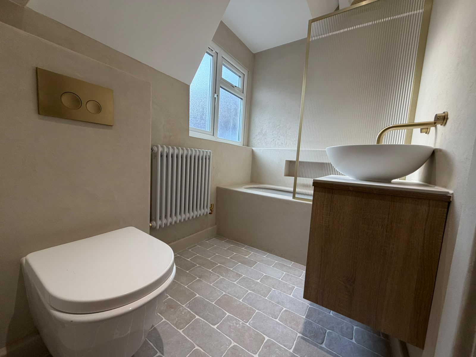 Microcement for bathrooms